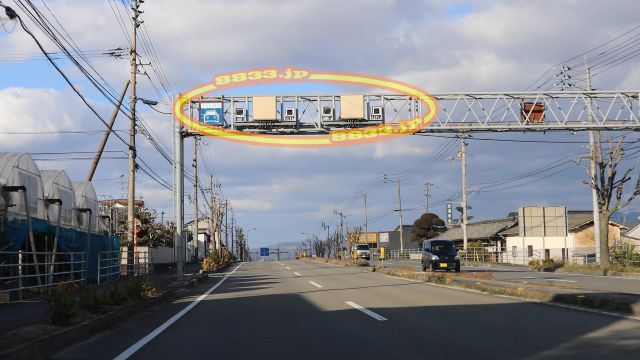 愛媛県 国道33号線(砥部道路) オービス