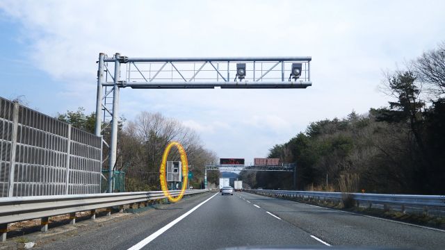 奈良県 国道25号線(名阪国道) オービス