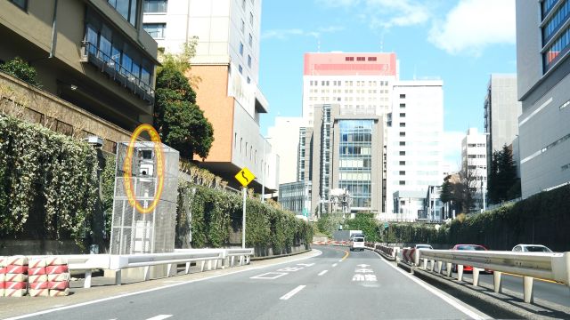 東京都 首都高速都心環状線 オービス